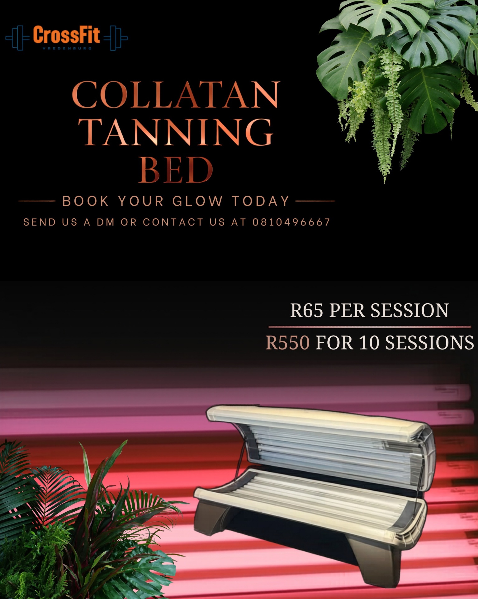 Collatan tanning bed poster